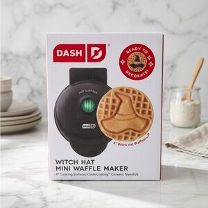New Dash Witch Hat Mini Waffle Maker